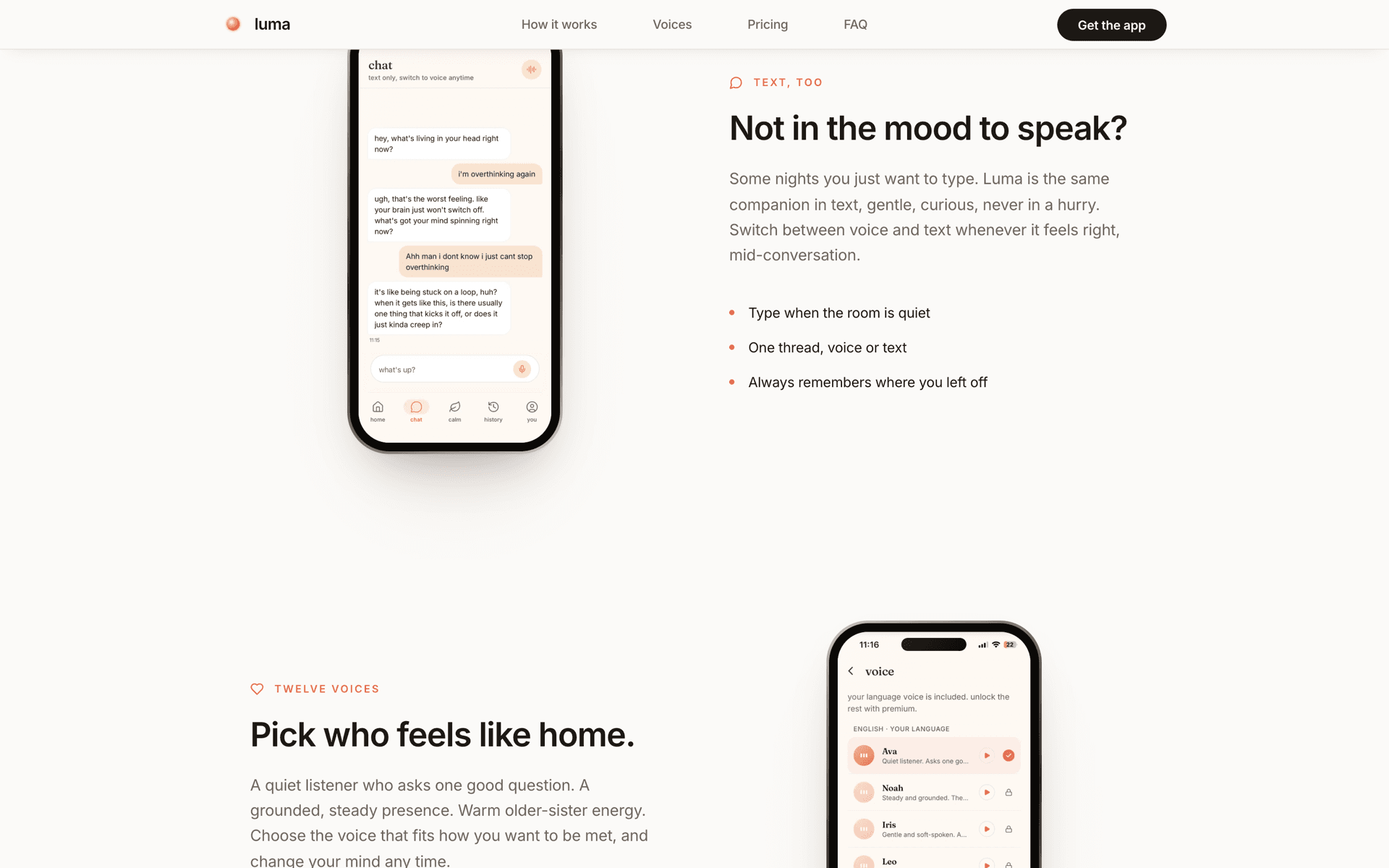 Luma — screen