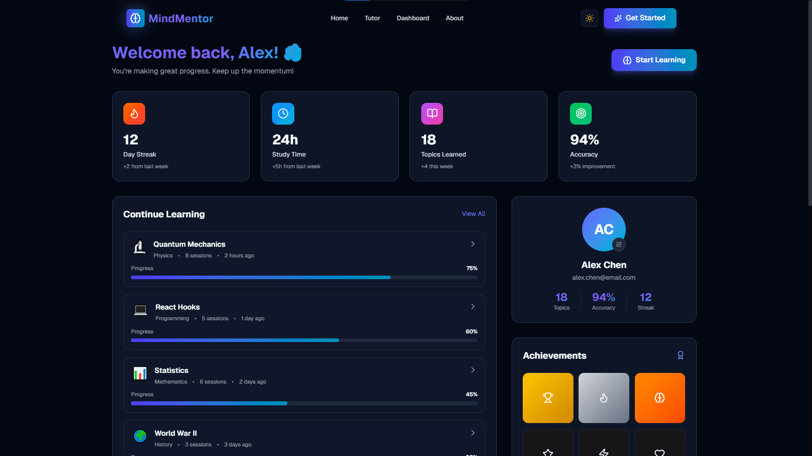 MindMentor - AI Tutoring Platform media 4