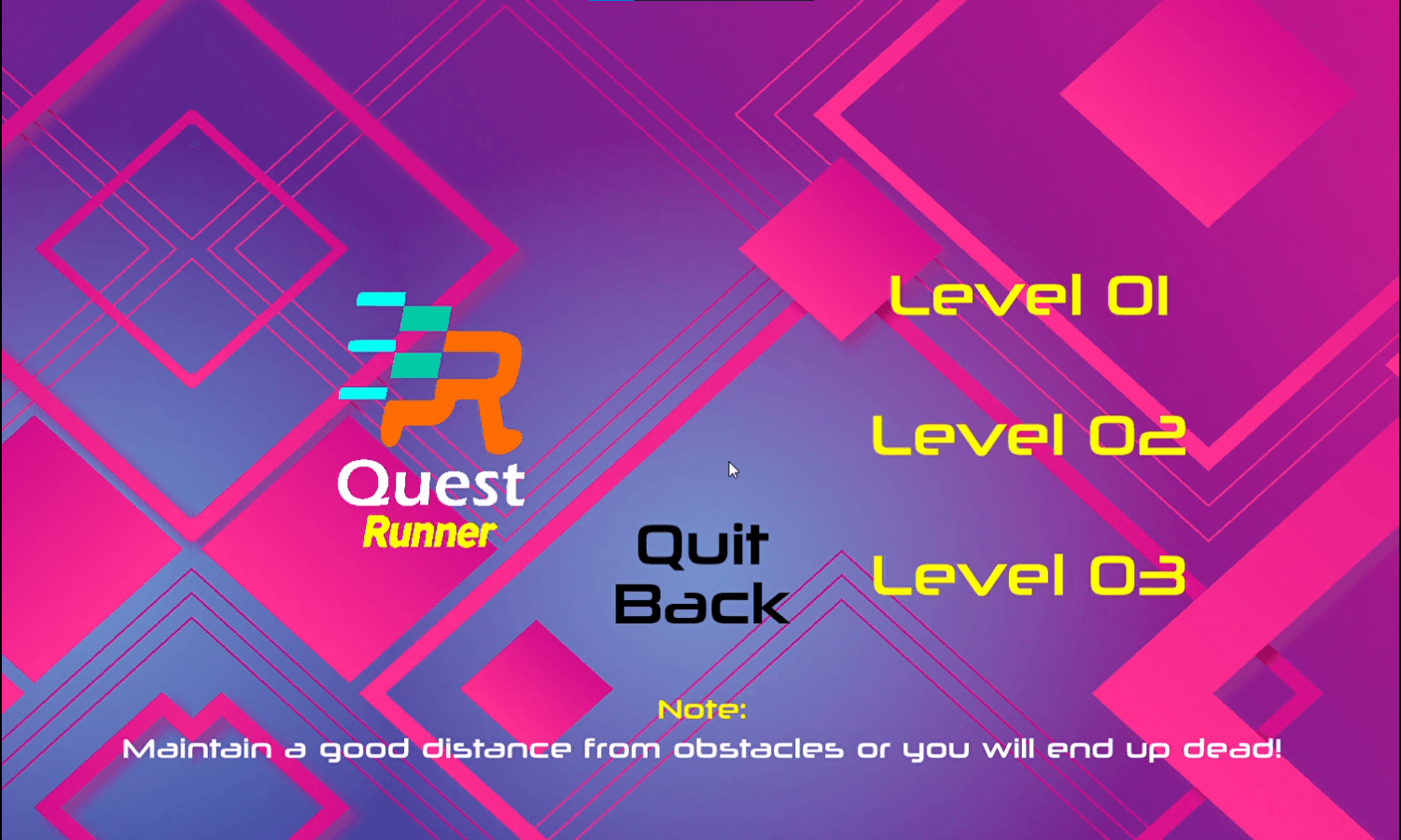 Quest Runner — screen