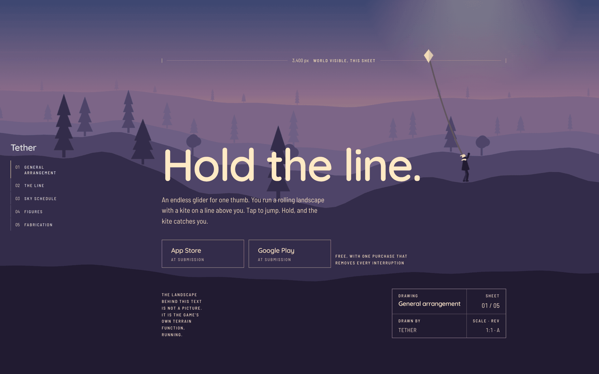 Tether — interface